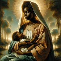 Black biblical figures holy mother