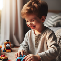 3 year old boy with autism who likes cars, autism background